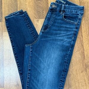 American Eagle Dark Wash Curvy High Rise Jegging